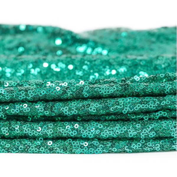 Sequin яркого блеска 125cm Sparkly вышил ткани для платья партии