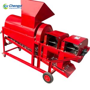 High Efficiency Chestnut Sheller 220v Nut Peeling Separator Multi Crop Processing