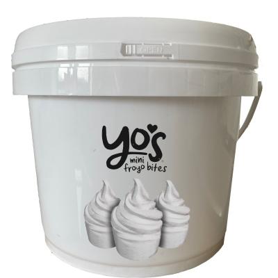 HDPE 2 galões baldes de plástico 8 litros balde recipiente de plástico personalizar