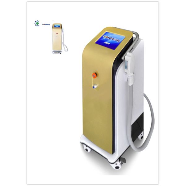Gold / White Super Hair Removal Machine Sh-7 With One 15 * 60mm2 Handle