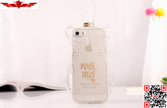 100% Brand New Fashion Design Colorful Anna Bottle Cover Case For Iphone 5 5S High Quality