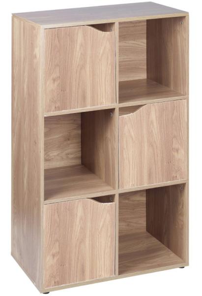 Modern design Living Room MDF Wood portable book shelf furniture