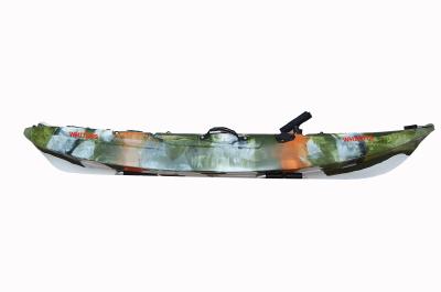 20KG Lightweight Sit On Top Angler Kayak , Single Saltwater Fishing Kayak Camo Painting