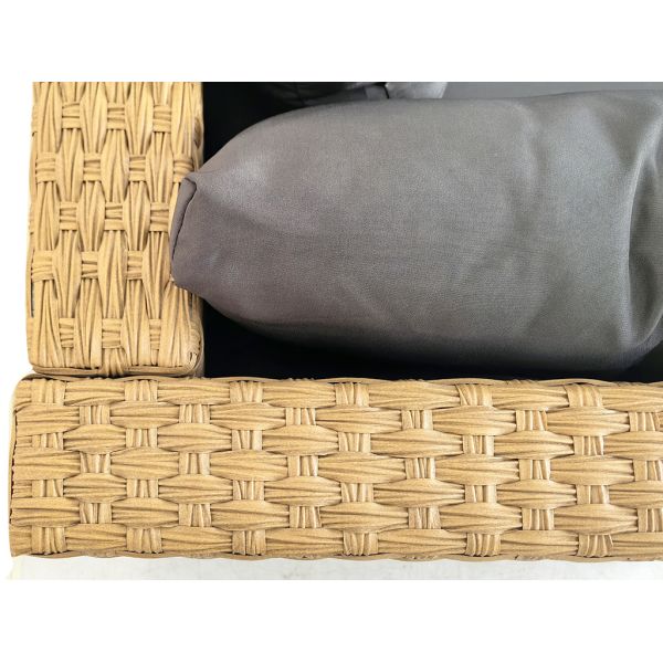Factory Direct Sales Rattan Corner Sofas 5 Pieces Set Corner Ottoman Storage Table Patio Furniture Garden Set Outdoor Furniture