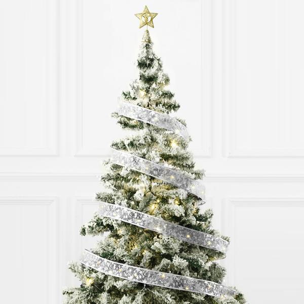 Fairy String Lights Waterproof 40 LED 4m Copper Wire Ribbon Bows Lights for Party Weddings Holiday Christmas Tree Decorations
