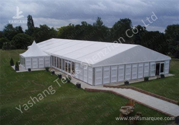 Hard Wall Aluminum Profiled Heavy Duty Party Tents Gorgeous Light Designation