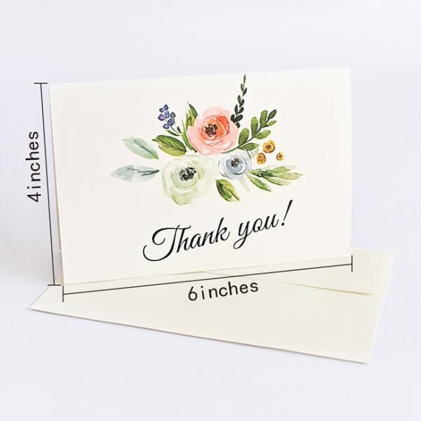 White Paper Cards Scented Design Printing Thank You Greeting Cards Sleep Aid