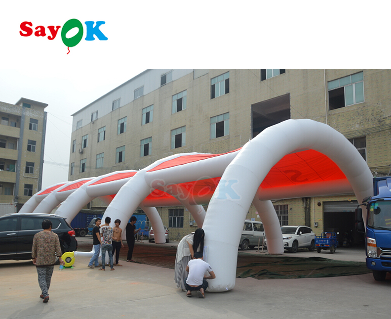 Outdoor Advertising Inflatable Sport Training Tunnel Waterproof Inflatable Sports Tents Dome for Event