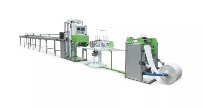 Linha de produção de costura automática de tubos de sacos de filtro 6 - 10 M/Min HU-700