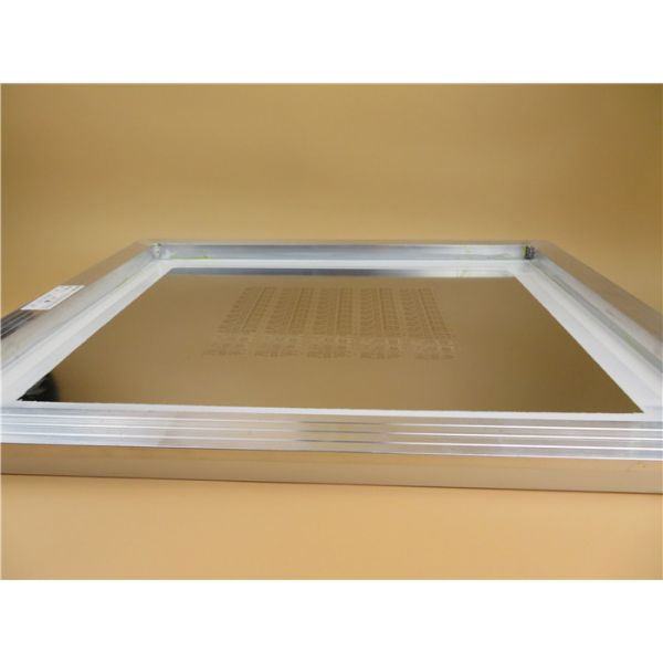 El aluminio enmarcó 520x420m m que el laser cortó la plantilla de SMT para PLCC QFP 0402