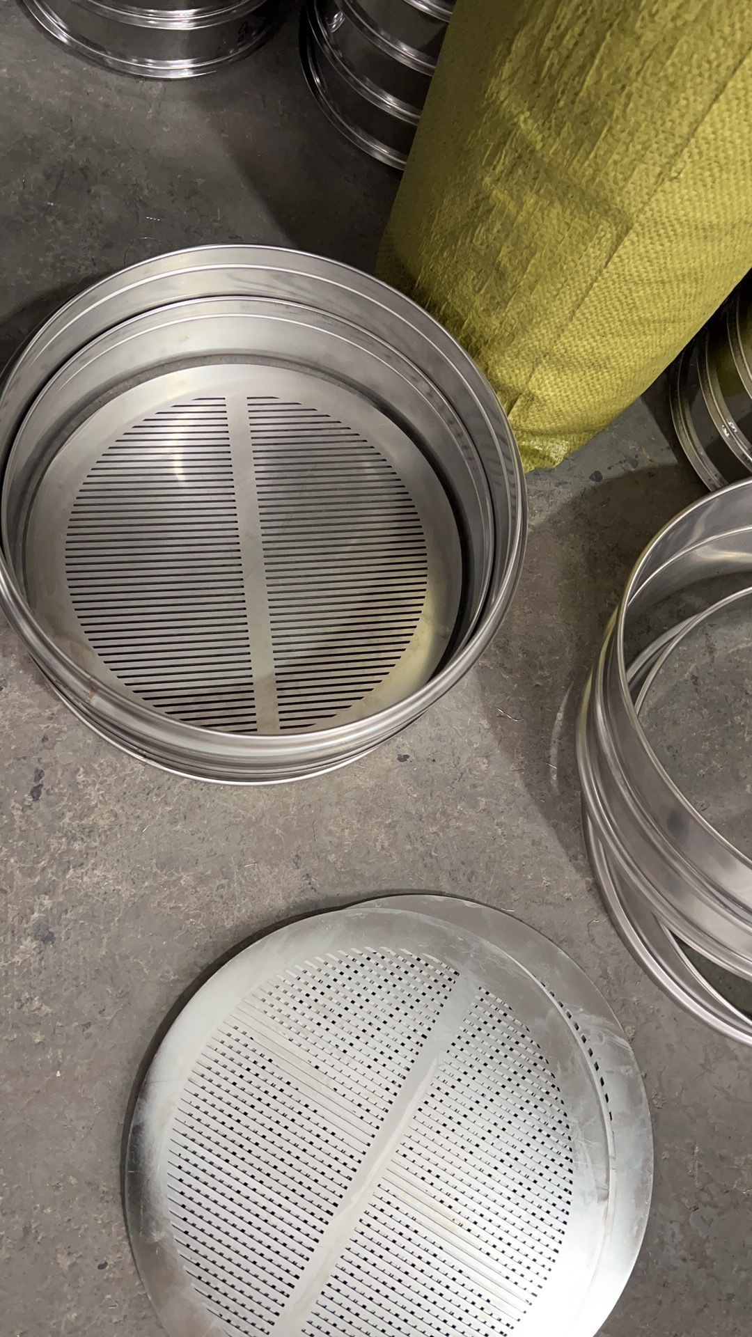 Wholesale 201 Stainless Steel Test Sieve 8 Inch Sieve For Aggregate Soil Analysis Laboratory Testing Equipment