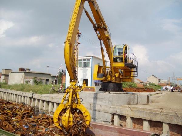 Ouco Orange peel grab steel waste Bulk Grab Bucket low consumption