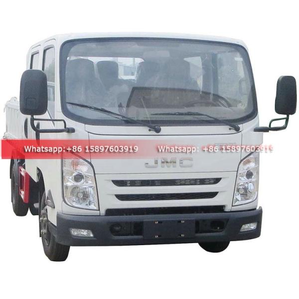 Mini camion benne JMC petit prix, plus cabine double rangée, 4 tonnes, à vendre
