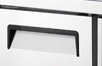 Restaurant Commercial Undercounter Freezer 350W Multiscene Silver Color