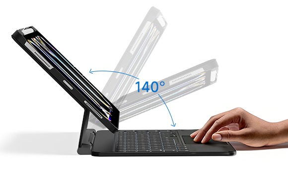 New Magic Keyboard Case for iPad (A16) 11 (2025) 10th(2022) 10.9 4-in-1 Hub Expansion Magnetic Smart Connector OEM ODM