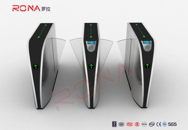 Security Subway Turnstile Barrier Gate Automatic Half Height Flap Barrier Gate