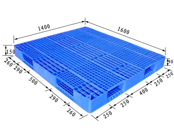 Injection Heavy Duty Plastic Pallet 1400*1600mm Economy Plastic Pallets