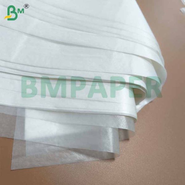30 gramos de papel blanco semitransparente para envolver alimentos para tazas de hornear