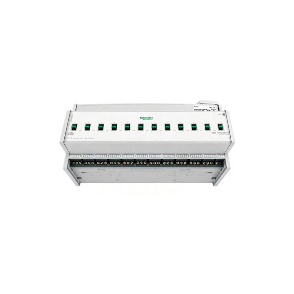 MTN648493 Schneider SpaceLogic KNX REG-K 12×230V/16A Switch Actuator with Manual Operation
