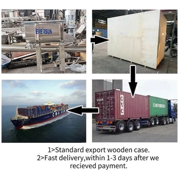 Промышленный смеситель из нержавеющей стали Горизонтальный ленточный смеситель для смешивания 200 - 5000 л