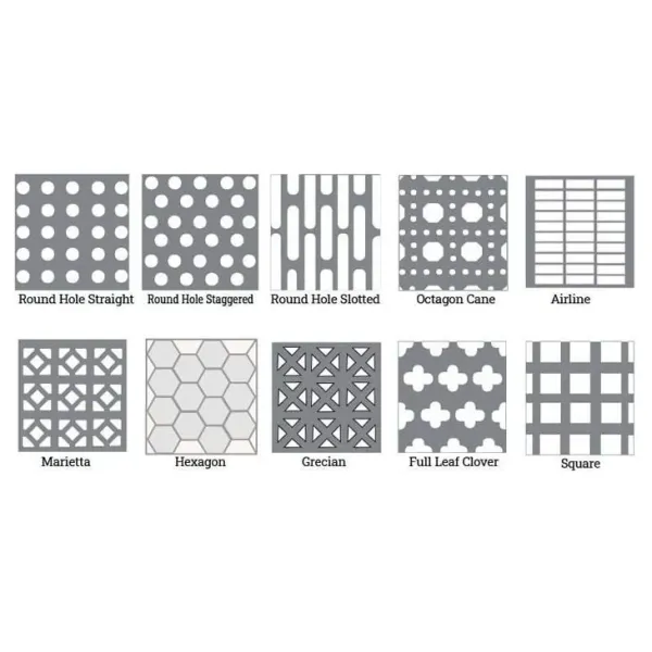 Wholesale 2mm Hole Perforated Metal Screen Mesh Round Oval Perforated Metal Mesh