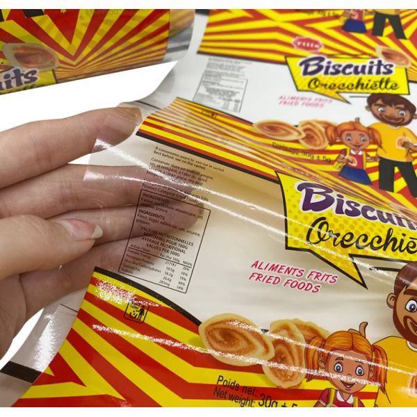 Custom Print Jelly Bag Snacks Packing Automatic Potato Chips Packaging Rolls Laminated Pe Food Packaging Roll Film