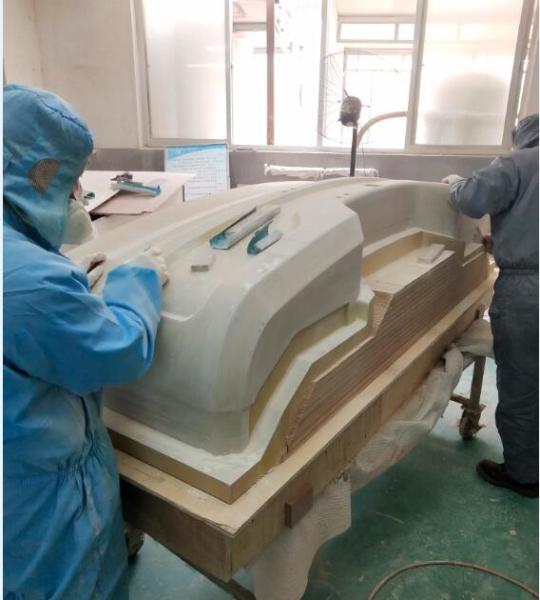 Hand Lay Up Fiberglass Mold Rtm Molding Gel Coat Paint Surface ISO9001