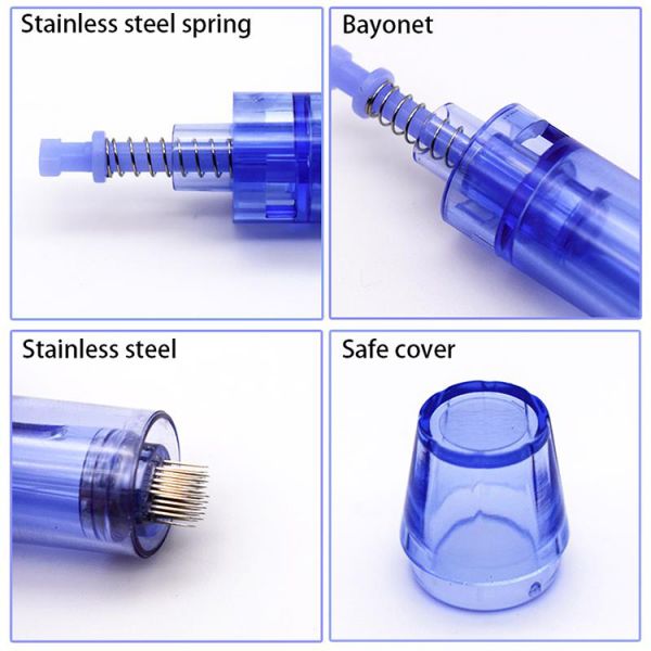 Derma Pen Needles 1/3/5/7/9/12/36/42 Pins/Nano Needle Cartridge for Derma Rolling System
