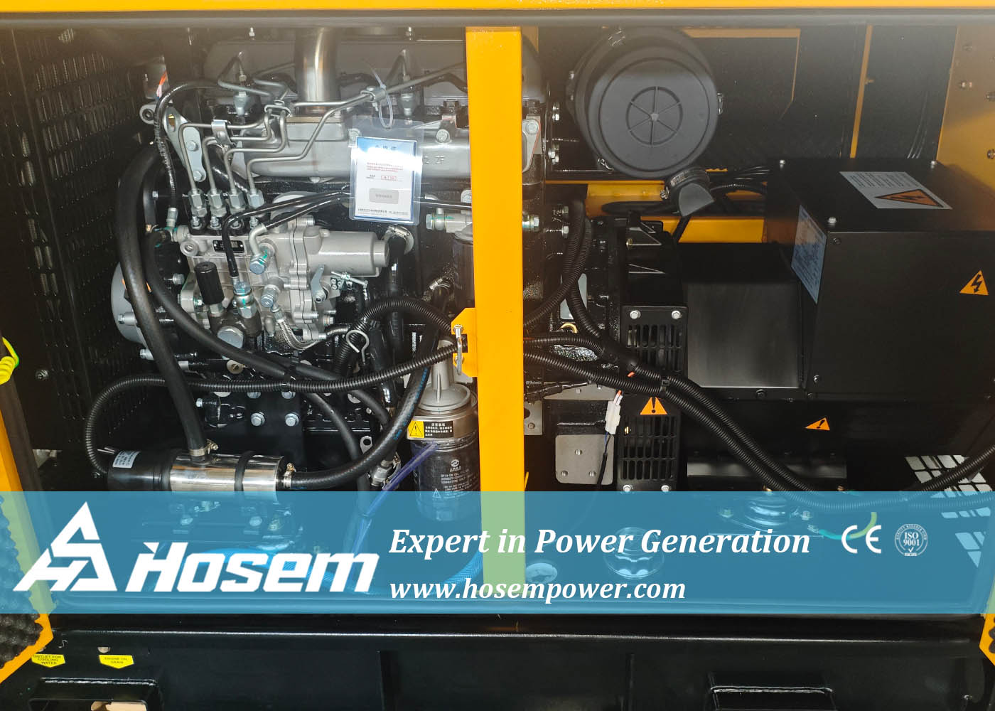 Compact 40kVA SDEC Diesel Generator Set for Offices Retail Stores and Emergency Backup Power