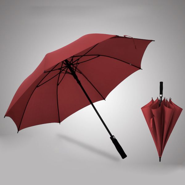 Customized Printing Logo Golf Straight Umbrella for Adults 30inch*8K Windproof Design