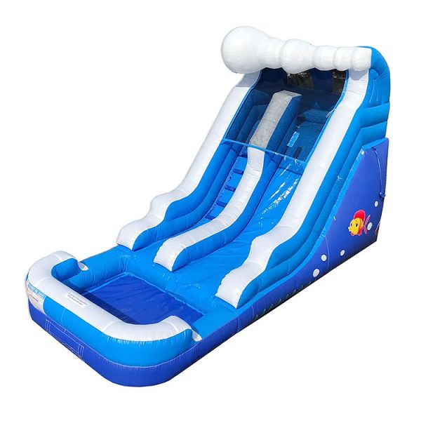 Kids Inflatable Water Slide Double Lane Inflatable Water Slide Heavy Duty USA