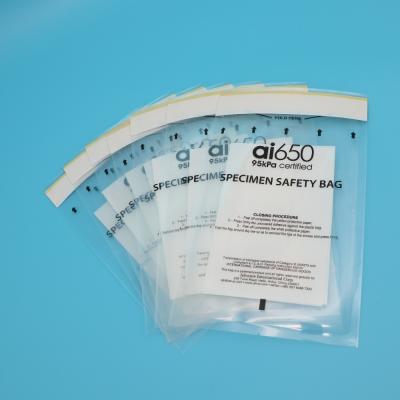AI650 95kPa Biohazard Transport Bags 330mm x 170mm