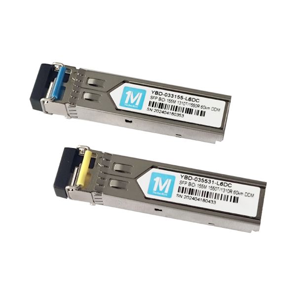 155M BIDI LC Interface 100km 1490nm/1550nm DDM WDM Simplex Optical Module Transceiver SFP Module Connectivity Solutions