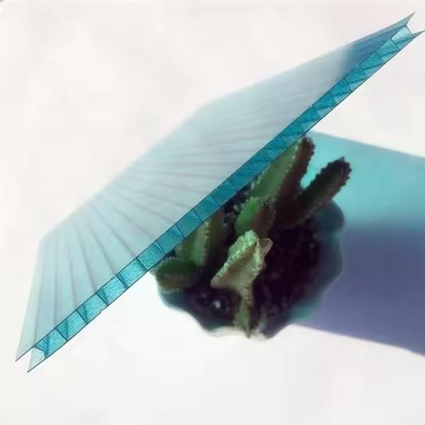 Hollow Polycarbonate Plastic Roofing Sheets For Skylight Roof/Roof Shed/Greenhouse Building
