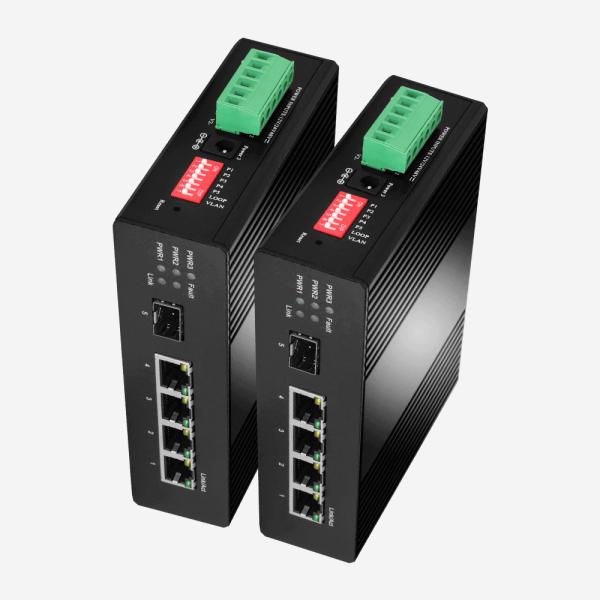 Interruptor dos ethernet do CE ROHS 10Gbps 100 Mbps com 1 SFP 4 portos RJ45