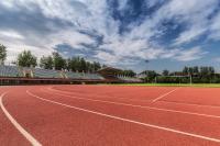 Outdoor Rubber Running Track UV Resistance Playground Sports Flooring
