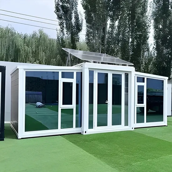 20FT Luxury Expandable Prefab House with Modular Prefabricated Office & Portable Mobile Container Home