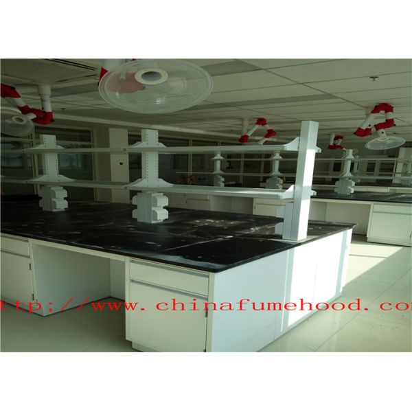 Полностью стальная химическая лаборатория ставит аттестованный SGS на обсуждение 12.7mm твердый Worktops