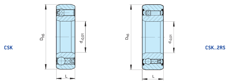 CSK CSK 2RS Freewheel Bearing Gcr15 One Way Sprag Clutch Bearing