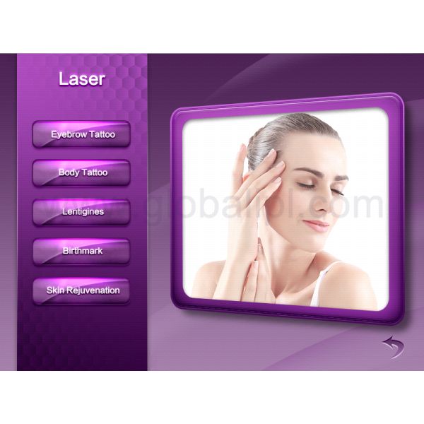 Colour Laser Multifunction IPL RF Beauty Equipment 2500W 44*53*89cm Size