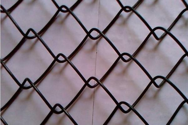 Pvc Coated Chain Link Fence With Barbed Wire On top Size Customized