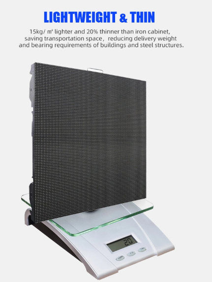 HD P6.67 Outdoor Advertising LED Displays Full Color 1R1G1B SMD2727