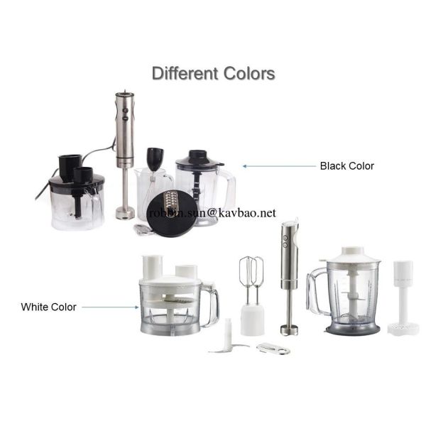 800W Stainless Steel Hand Blender Stick Immersion Blender