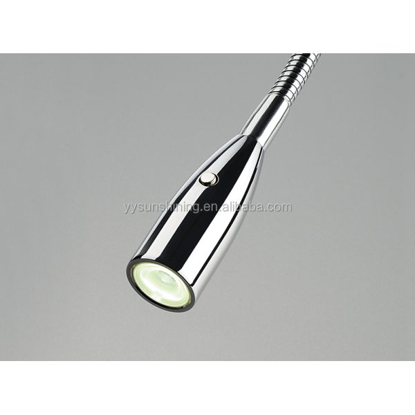 Caravan Bedroom LED Reading Light with Lightweight Design and Flexible Gooseneck