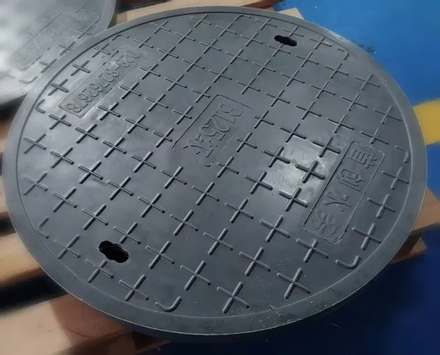 High-Strength SMC Power Manhole Cover with Rubber Seal & ISO9001 Approval (φ960mm,