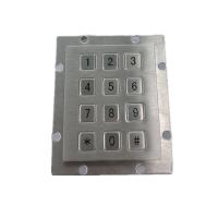 Llaves de acero inoxidables del telclado numérico 12 de la función de la prenda impermeable del control de acceso IP65 numéricas