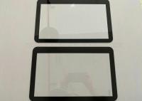 a borda endurecida 1mm de Grinded imprimiu Backsplash de vidro para o painel de toque