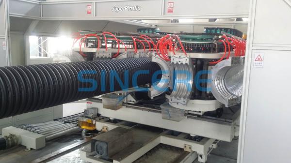 300mm-800mm Corrugated Pipe Extrusion Line CPVC DWC Pipe Manufacturing Machine