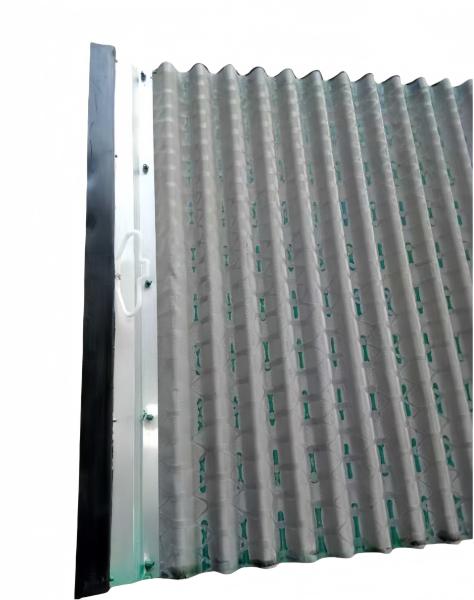 3D Wave Shale Shaker Screen Cuadro de acero al carbono Resistente a la corrosión