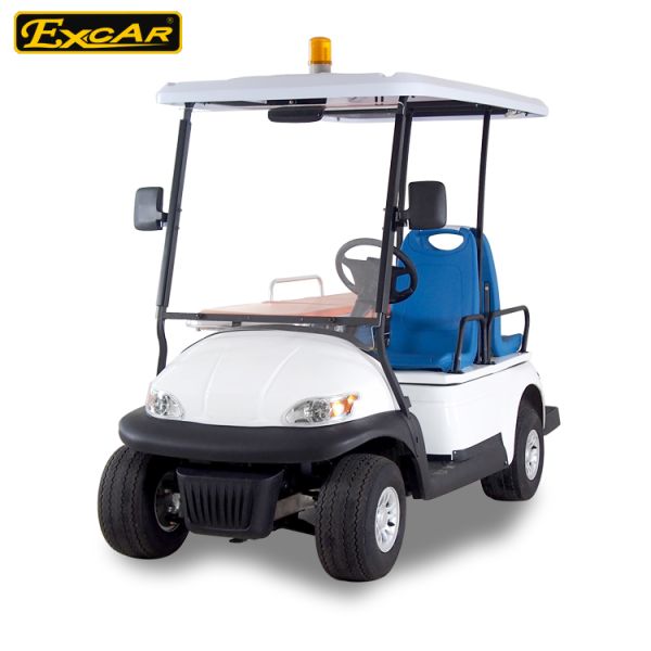 Белизна 2 усаживает электрическую машину скорой помощи тележки гольфа батареи автомобиля 48В машины скорой помощи троянскую